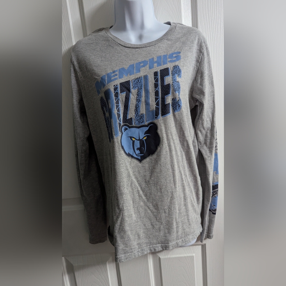 Memphis Grizzlies Boy's Long Sleeve Shirt Sz: XL